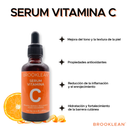 Serum Facial Vitamina C + Acido Hialurónico 50ml Brooklean