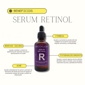 Serum Facial Retinol Regenerador Anti Arrugas 50ml Brooklean