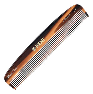 Kent Peine 7T Hecho A Mano Para Cabello Unisex. Color Carey