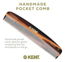 Kent Peine 7T Hecho A Mano Para Cabello Unisex. Color Carey