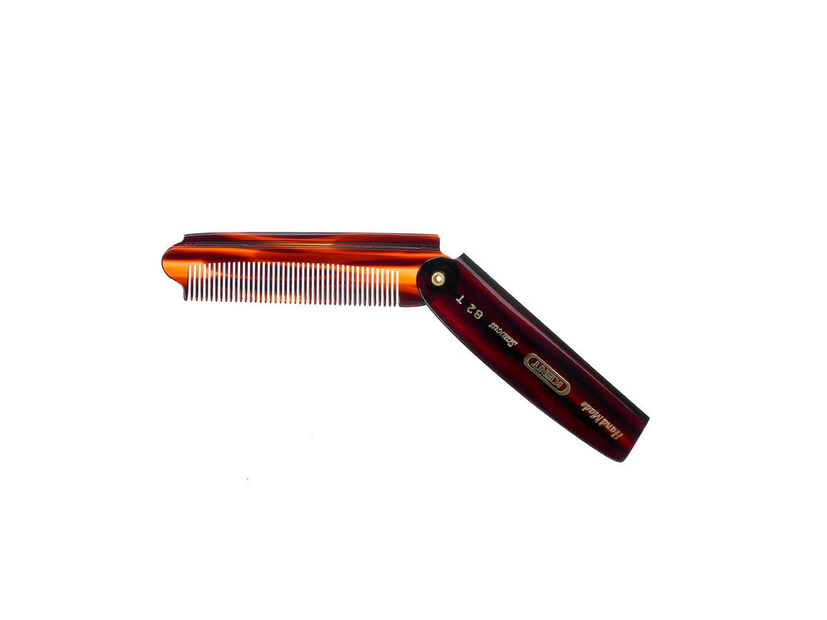 Kent 82 T Peine De Bolsillo Plegable Corte Fino Hecho A Mano