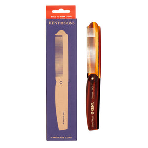 Kent 82 T Peine De Bolsillo Plegable Corte Fino Hecho A Mano