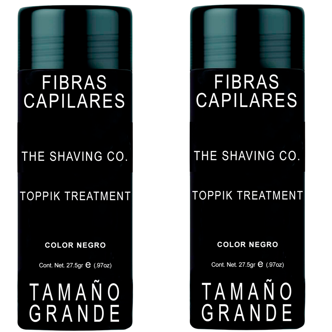 Kit X 2 The Shaving Co. Toppik Treatment Calvicie Fibras Capilares Negro