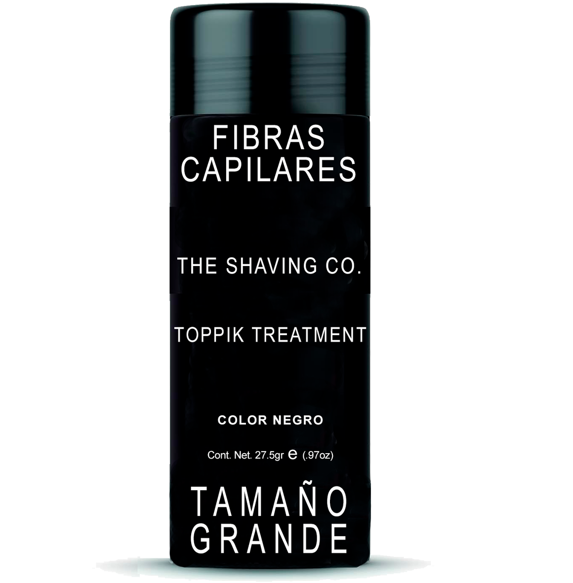 ASIN:B0DFZJDXPB THE SHAVING CO. TOPPIK TREATMENT Fibras Capilares, KIT 2 FIBRAS CAPILARES NEGRO, Solución para la Calvicie, Caida de Cabello, Alopecia o falta de Volumen. 27.5 gramos. Fibras de Construcción de Cabello. Ideal para el Cabello Delgado.