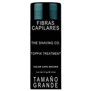 Kit de 3 The Shaving Co. Toppik Treatment Calvicie Fibras Capilares Cafe Oscuro