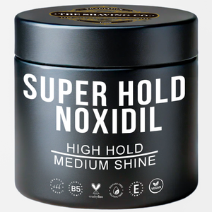 The Shaving Co. Super Hold Pomade con Noxidil. Pomada de Cabello Super Hold Noxidil - H2 4 oz / 113 gr