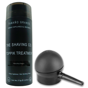 Set The Shaving Co Toppik Fibras Capilares Negro Atomizador