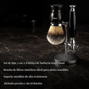 Traditional Black Set de Afeitado The Shaving Co. (3 Piezas)