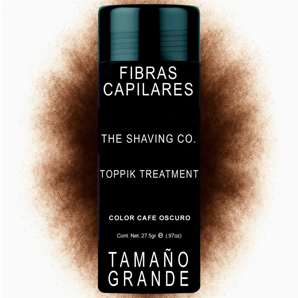 The Shaving Co. Toppik Treatment Cubre Calvicie Fibras Capilares Cafe Oscuro