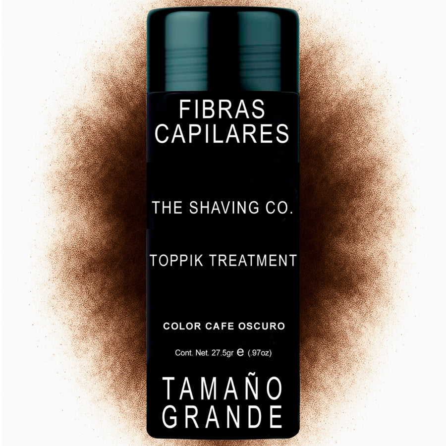 Kit de 2 The Shaving Co. Toppik Treatment Calvicie Fibras Capilares Cafe Oscuro