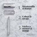 SILVER SAFETY RAZOR R1 The Shaving Co.