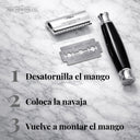 The Shaving Co. BLACK SAFETY RAZOR (TSC-202)