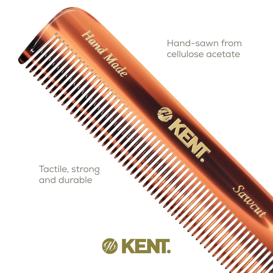 Kent Peine FOT Hecho A Mano Para Cabello Unisex. Color Carey