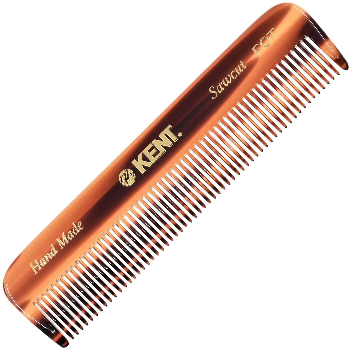 Kent Peine FOT Hecho A Mano Para Cabello Unisex. Color Carey