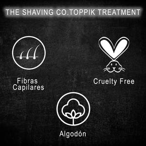 Set The Shaving Co. Toppik Treatment Fibras Capilares Negro y Atomizador