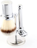 TRADITIONAL SILVER SET DE AFEITADO THE SHAVING CO. (3 PIEZAS) TSC-085