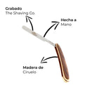 THE SHAVING CO. NAVAJA LIBRE EDICION ESPECIAL MADERA DE CIRUELO