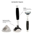 TRADITIONAL RASTRILLO Y BASE THE SHAVING CO. TSC-080