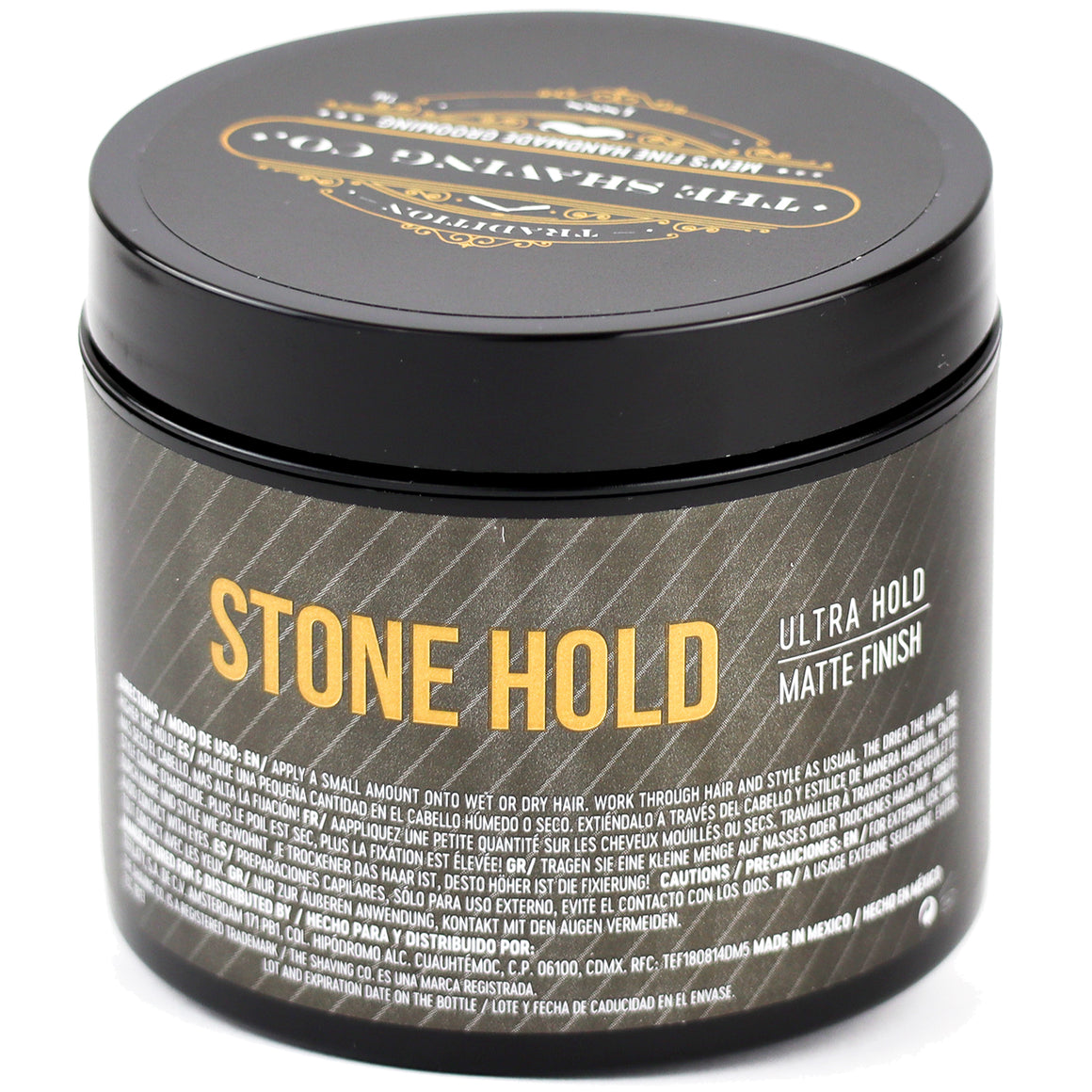 The Shaving Co. Stone Hold Pomade. Cera de Cabello Stone Hold 4 oz / 113 gr