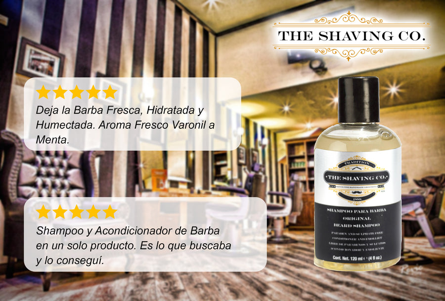 SHAMPOO PARA BARBA 120 ML THE SHAVING CO.