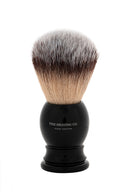The Shaving Co. BLACK BRUSH AND STAND (Brocha Negra y Base Metal)